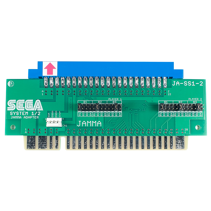 SEGA System 1 / 2 to JAMMA Adapter with button remapper ⋮ ARCANIAC