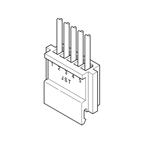 JST NH, Receptacles - 0.098" (2.50MM)