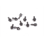 M3 Pan Head Screws with Flat and Split Lock Washers